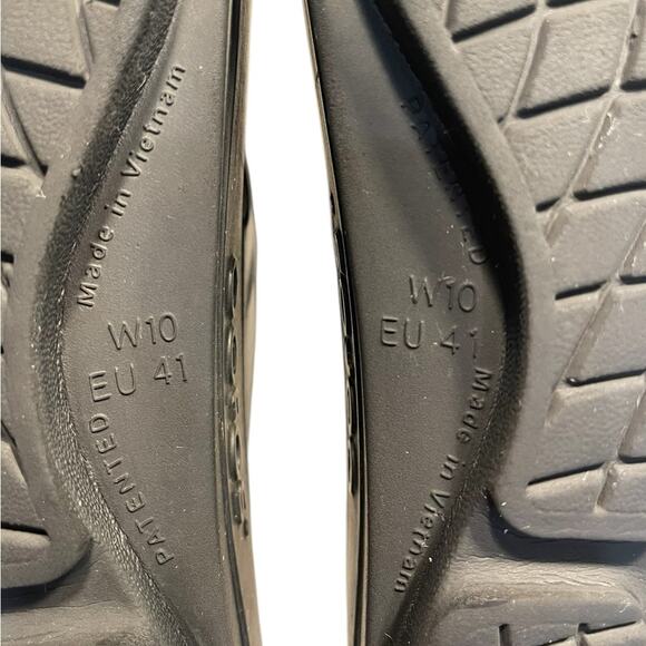 OOFOS OOriginal Black Orthotic Sandals – Women’s Size 10 Comfort Shoe - Picture 5 of 6